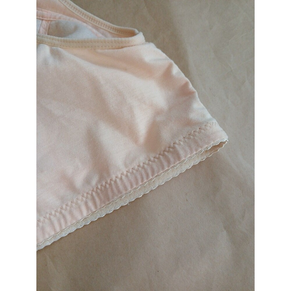 Wireless Front Snap Close Bra Womens 40D Peach - Picture 8 of 8